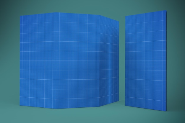 PSD brochure design mockup