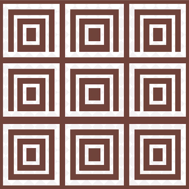 PSD a brown and white pattern with squares and squares