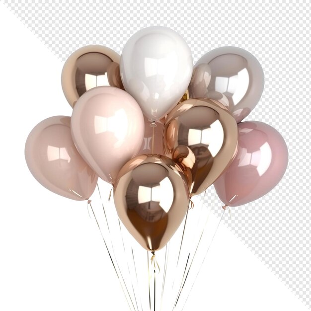 PSD a bunch of balloons