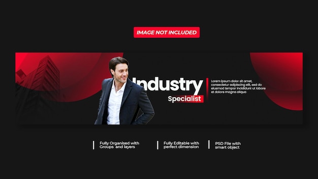 PSD business banner design for social media editable psd