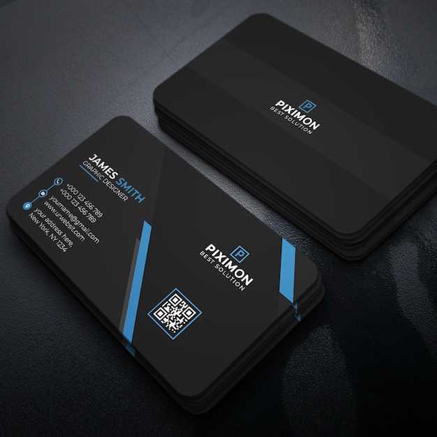 PSD business card