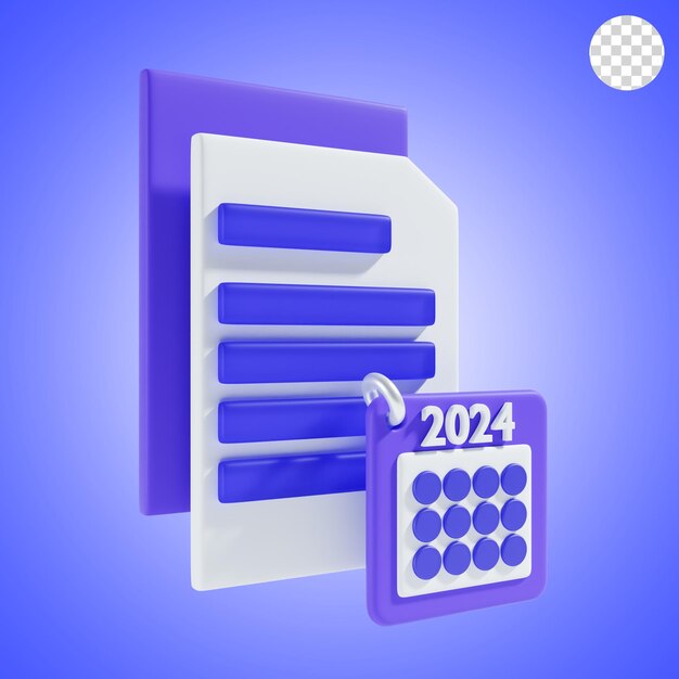 PSD calendar file icon