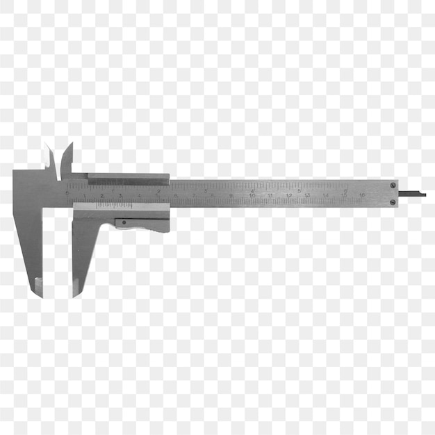 PSD calliper isolated over white
