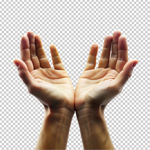 PSD capture the moment when a persons hands release on transparent background