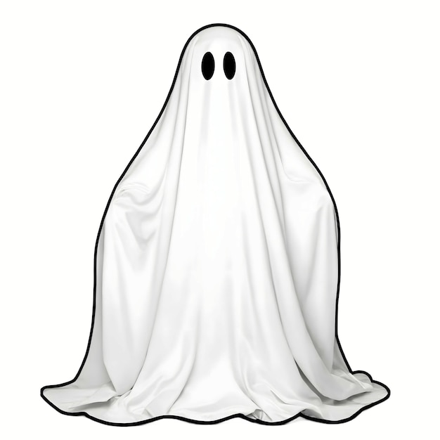 PSD a cartoon halloween ghost