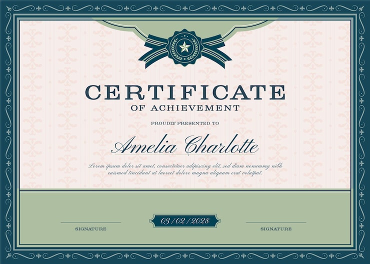 PSD certificate