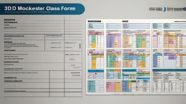 PSD charming classroom decor set for inspiring learning environments