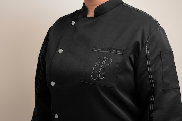 PSD chef jacket mockup