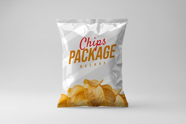 PSD chips package mockup