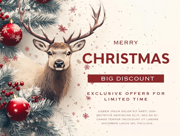 PSD christmas poster design