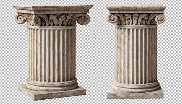 PSD classic roman column pedestal timeless architecture