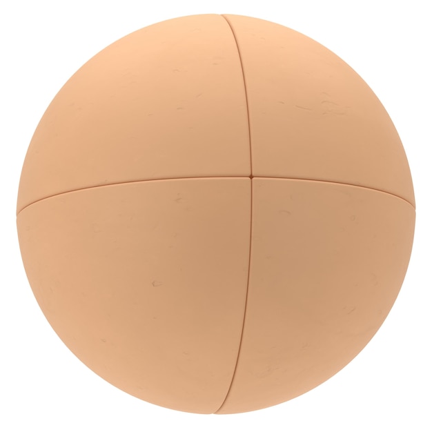 PSD clay abstract geometry 3d element