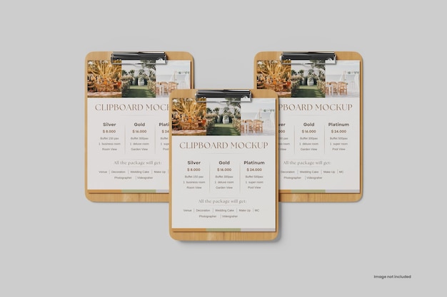 PSD clipboard mockup