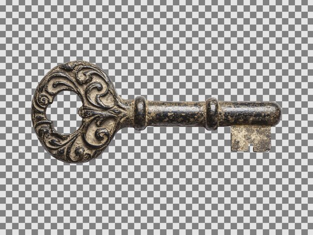 PSD a close up of a key