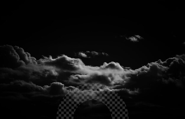 PSD a cloudy sky with a sign that says  the eiffel  on it