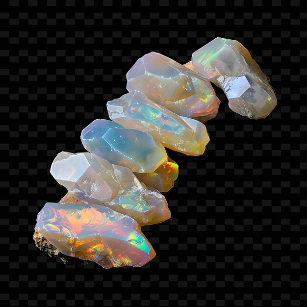 PSD a cluster of opals with the word opal on it