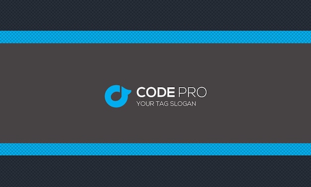PSD code pro modern business card design