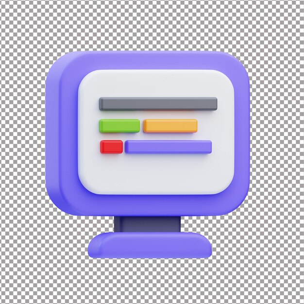 PSD code programmer 3d rendered file