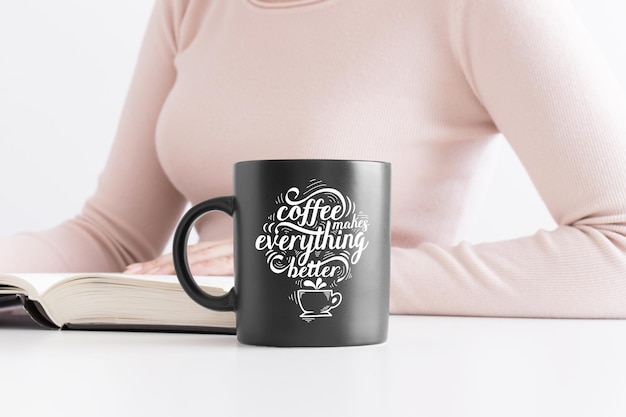 PSD coffee mug psd