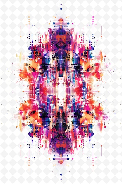 PSD a colorful abstract pattern of the word love