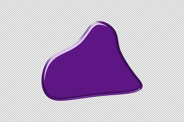 PSD colorful abstract shapes bubble 3d effect liquid organic shape creative element seamless