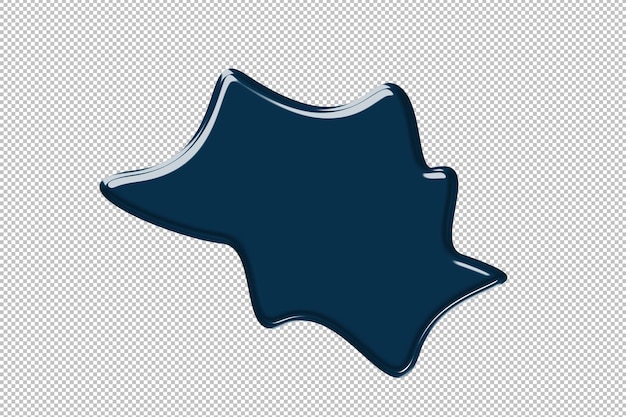 PSD colorful abstract shapes bubble 3d effect liquid organic shape creative element seamless