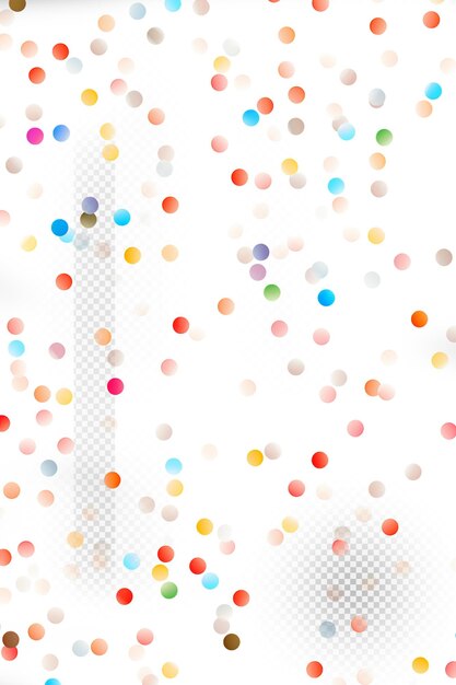 PSD colorful dots polka effect