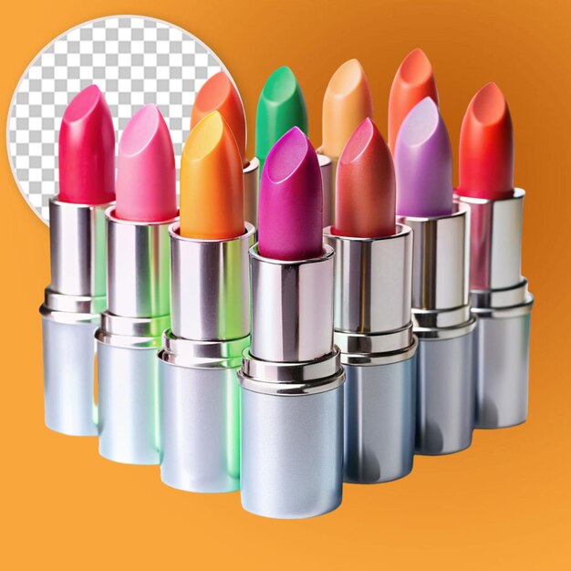 PSD colorful lipstick