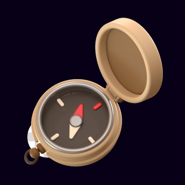 PSD compass for outdoor activity equipment