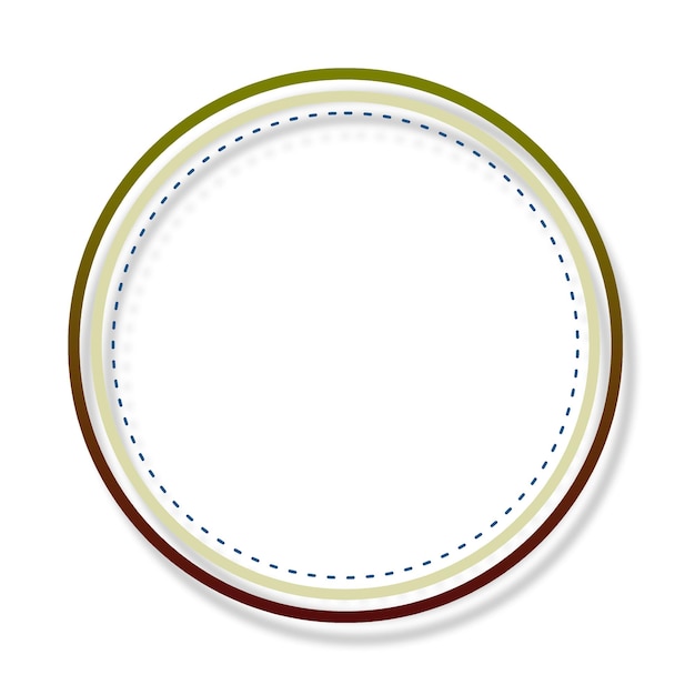 PSD concentric circles with shadow effect