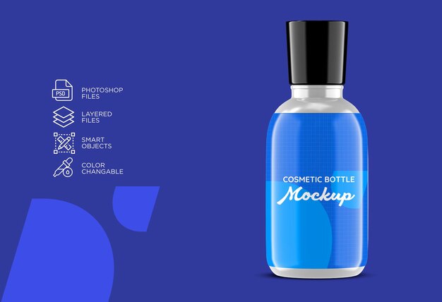PSD cosmetic bottle mockup