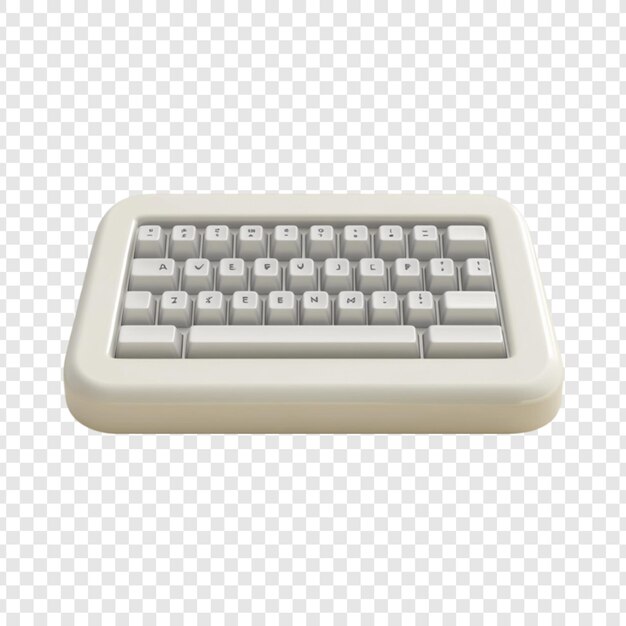 PSD creamcolored keyboard minimalist design digital input device