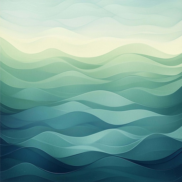 PSD creative ebru background with abstract painted waves