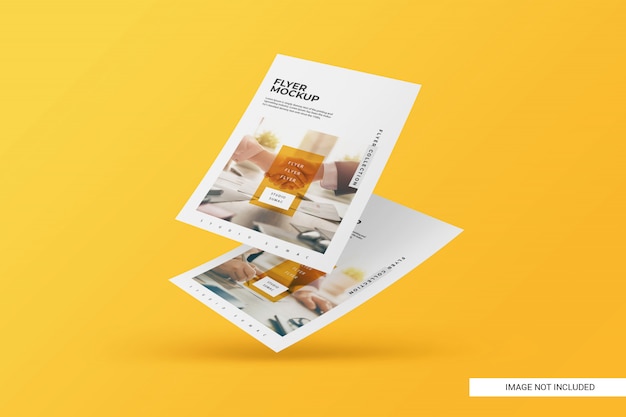 PSD creative flyer mockup