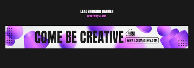 PSD creativity and arts template design