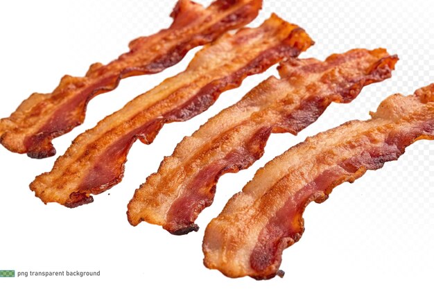 PSD crispy cooked bacon strips