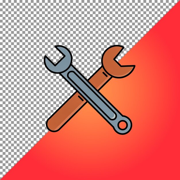 PSD crossed wrenches icon