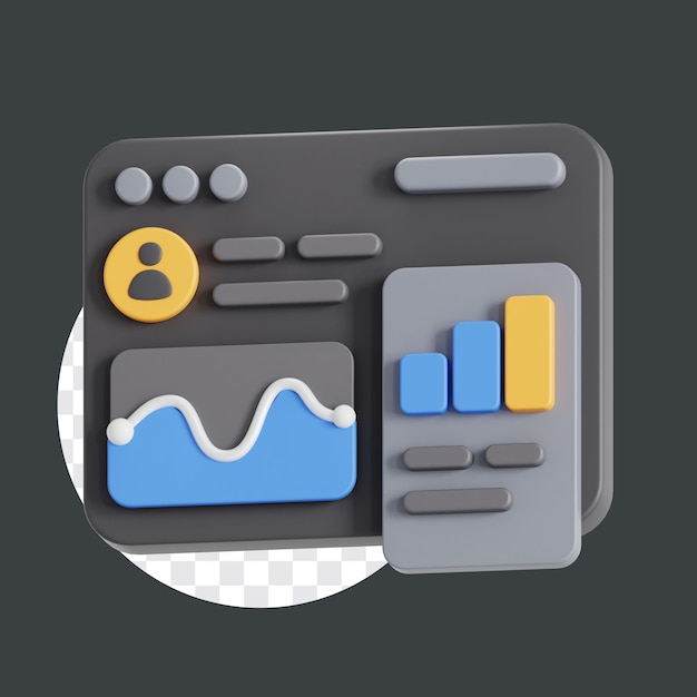 PSD data visualization with bar chart and area chart