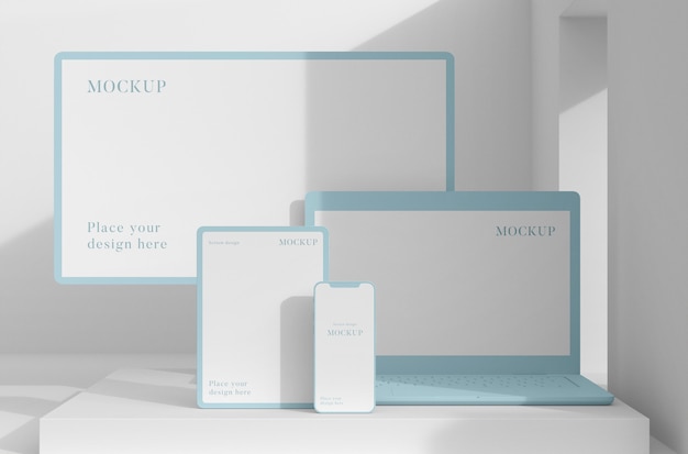 PSD daylight device mockup design