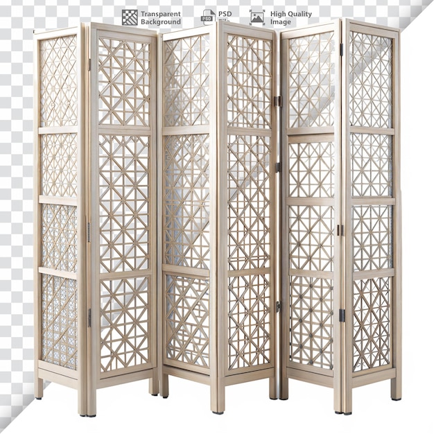 PSD decorative folding room divider