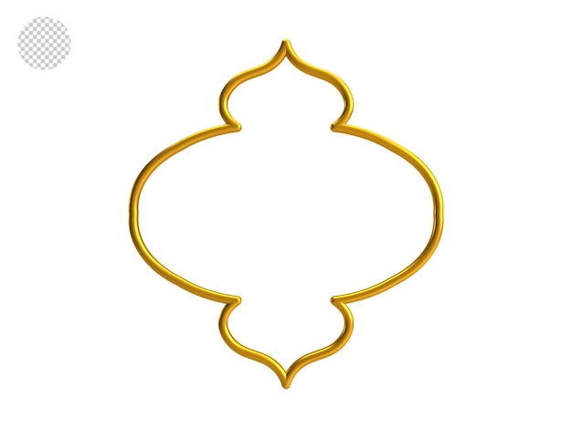 PSD decorative islamic frame golden frame decorative frame frame architecture window door