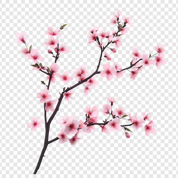 PSD delicate pink cherry blossoms