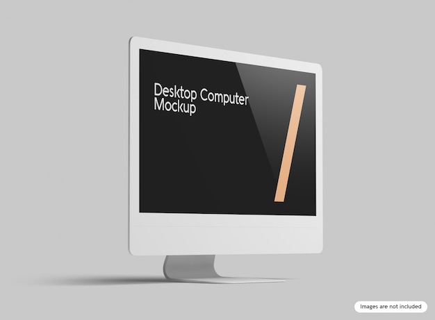 PSD desktop computer mockup