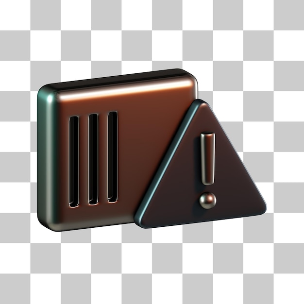 PSD detector 3d icon