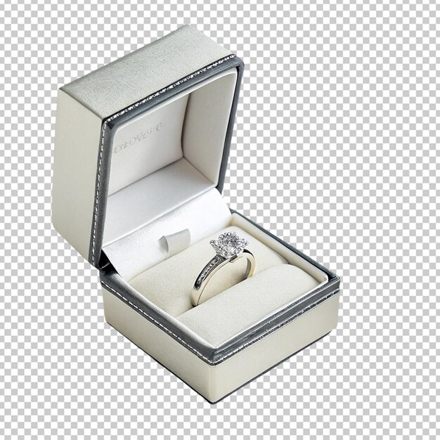 PSD diamond ring in elegant box