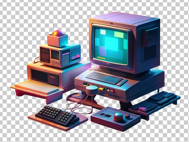 PSD digital device outline black digital device vector illustration