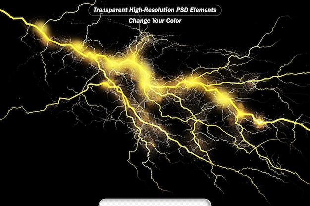 PSD digital rendering christmas lights electric background