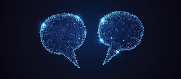 PSD digital speech bubbles