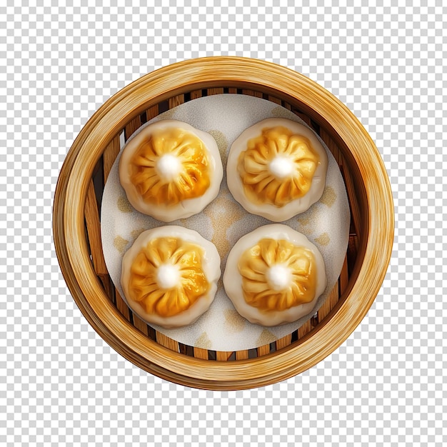 PSD dim sum isolated on transparent background
