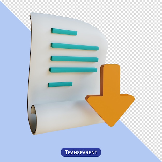 PSD download files 3d style